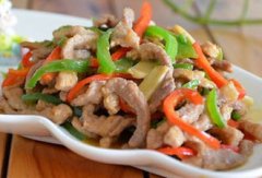 青椒炒肉丝