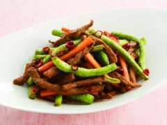 牛肉炒四季豆