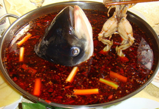 华南烹饪学校鱼头火锅